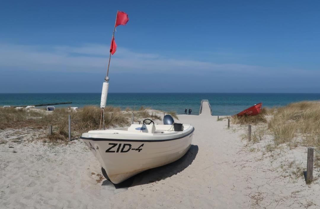 Wohnung 9 Meer-Ruhe Im Haus Stranddistel Komfortable Ferienwohnung Im 1 Og Fuer 4 Personen In Zingst Buitenkant foto